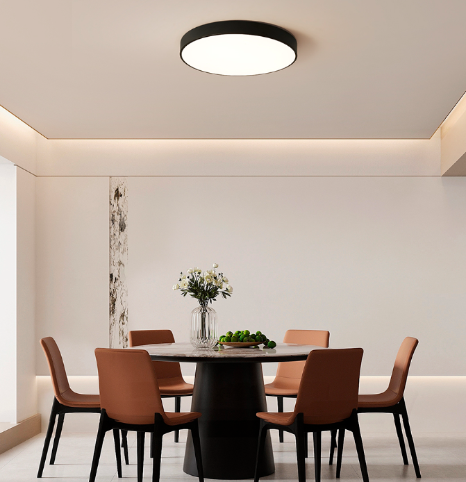 Plafon Moderno Ligna de Madeira - 65cm